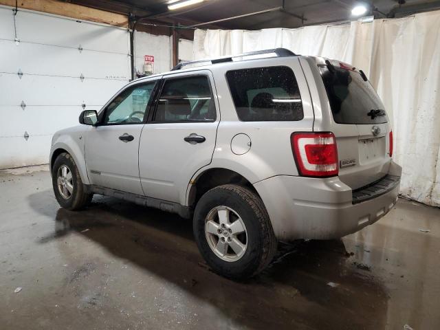 1FMCU93148KD40225 - 2008 FORD ESCAPE XLT SILVER photo 2