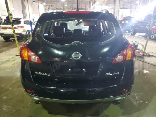 JN8AZ1MW0AW110161 - 2010 NISSAN MURANO S BLACK photo 6