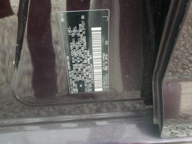 JTLZE4FE6CJ025569 - 2012 TOYOTA SCION XB Schwarz Foto 12