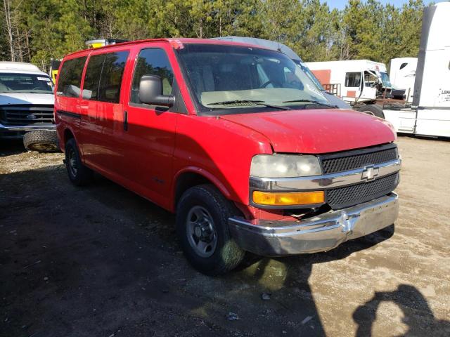 1GAHG35U851260118 - 2005 CHEVROLET EXPRESS G3 RED photo 4