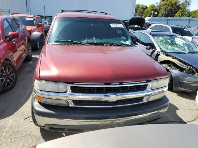 1GNEC16T22J177299 - 2002 CHEVROLET SUBURBAN C1500 BURGUNDY photo 5