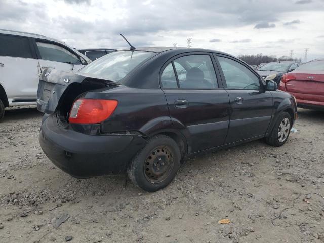 KNADE123566108181 - 2006 KIA RIO BLACK photo 3