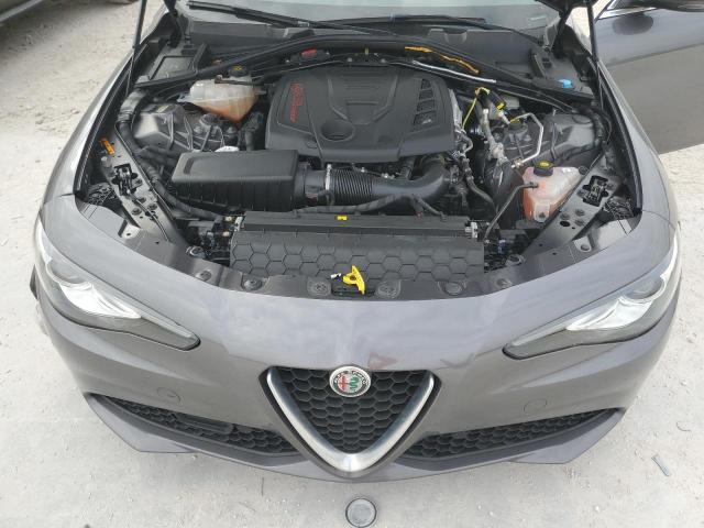 ZARFAMBN4K7615741 - 2019 ALFA ROMEO GIULIA TI GRAY photo 11