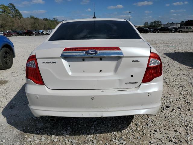 3FAHP0JG3BR121530 - 2011 FORD FUSION SEL WHITE photo 6