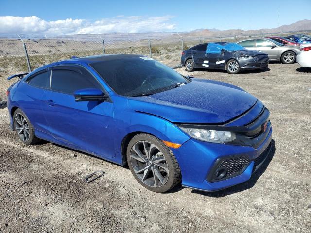 2HGFC3A58HH751420 - 2017 HONDA CIVIC SI BLUE photo 4