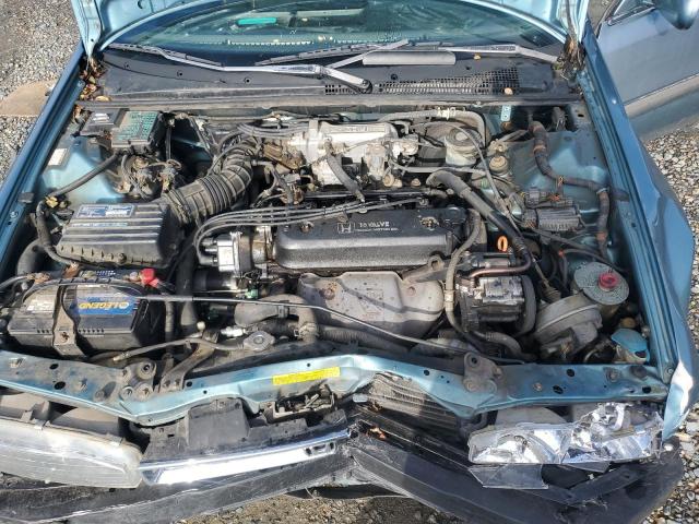 JHMCB7665MC068308 - 1991 HONDA ACCORD EX TURQUOISE photo 11