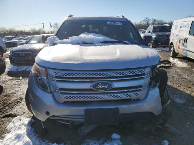 1FM5K8D85FGA81233 - 2015 FORD EXPLORER XLT SILVER photo 5