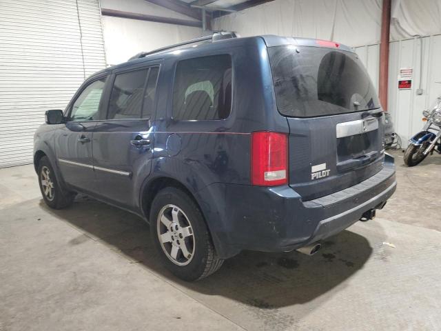 5FNYF38919B001808 - 2009 HONDA PILOT TOURING BLUE photo 2