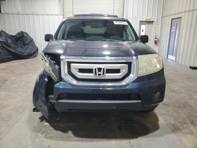 5FNYF38919B001808 - 2009 HONDA PILOT TOURING BLUE photo 5