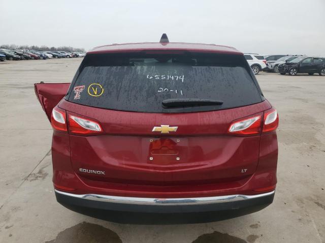 2GNAXJEV6J6281635 - 2018 CHEVROLET EQUINOX LT RED photo 6