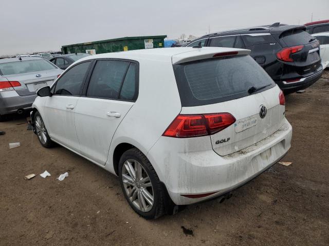 3VW2A7AU5FM066272 - 2015 VOLKSWAGEN GOLF TDI WHITE photo 2