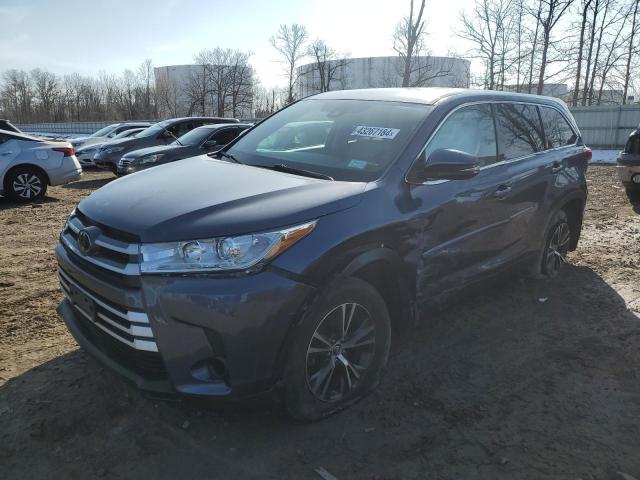 5TDBZRFH4KS962012 - 2019 TOYOTA HIGHLANDER LE BLUE photo 1