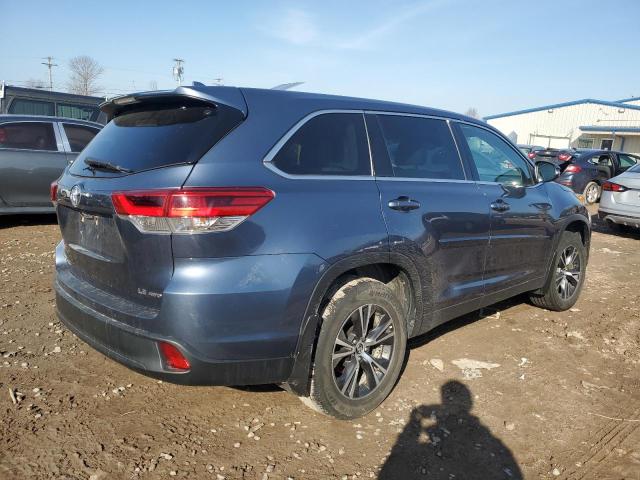 5TDBZRFH4KS962012 - 2019 TOYOTA HIGHLANDER LE BLUE photo 3