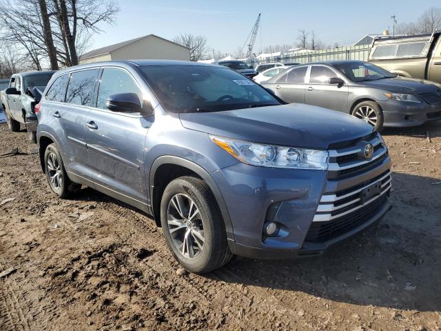 5TDBZRFH4KS962012 - 2019 TOYOTA HIGHLANDER LE BLUE photo 4