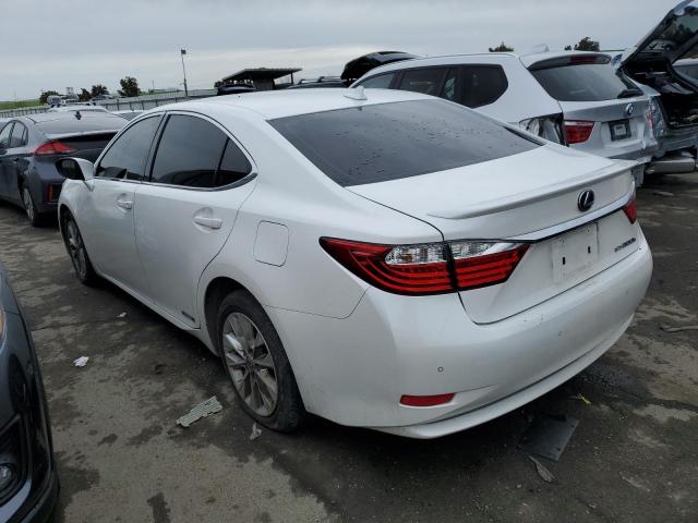 JTHBW1GG3E2072465 - 2014 LEXUS ES 300H WHITE photo 2