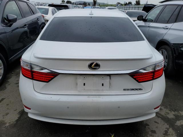 JTHBW1GG3E2072465 - 2014 LEXUS ES 300H WHITE photo 6