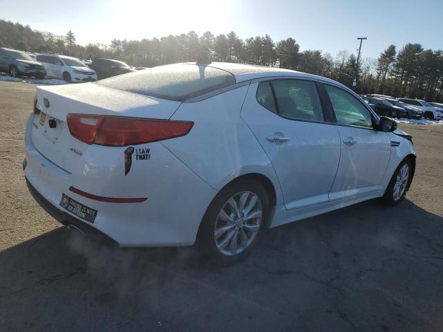 5XXGN4A79FG402139 - 2015 KIA OPTIMA EX WHITE photo 3