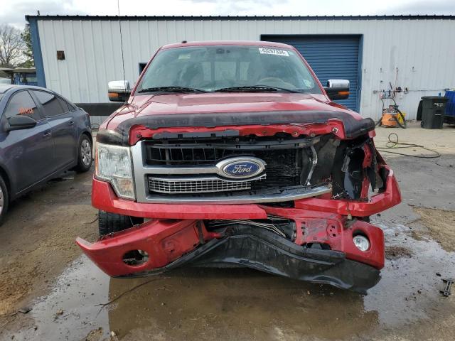 1FTFW1CV7AFB43080 - 2010 FORD F150 SUPERCREW RED photo 5
