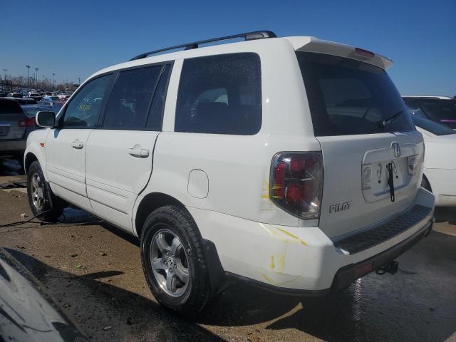 5FNYF28528B006246 - 2008 HONDA PILOT EXL WHITE photo 2