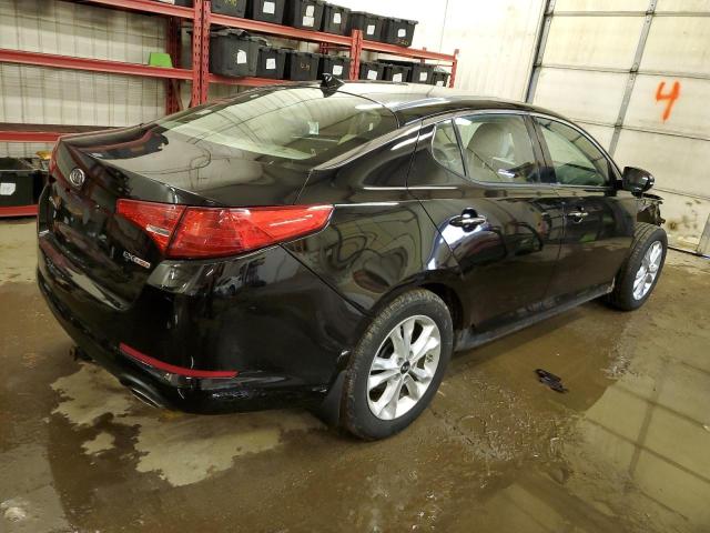 KNAGN4A60B5145889 - 2011 KIA OPTIMA EX BLACK photo 3