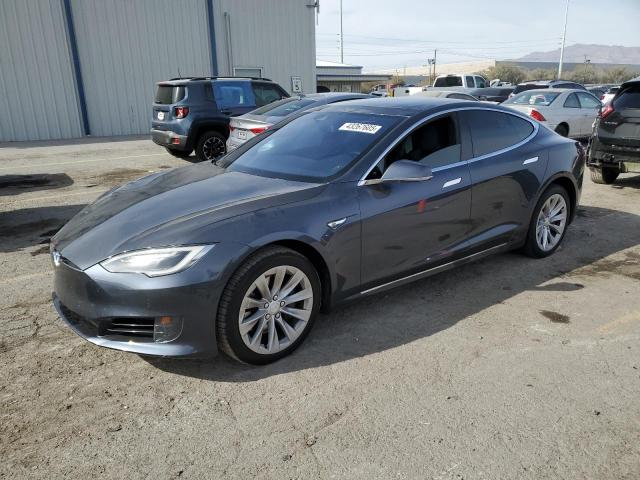 5YJSA1E10GF156984 - 2016 TESLA MODEL S GRAY photo 1