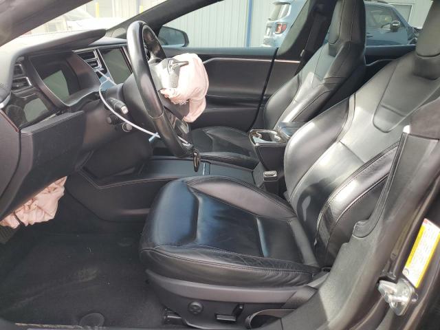 5YJSA1E10GF156984 - 2016 TESLA MODEL S GRAY photo 7