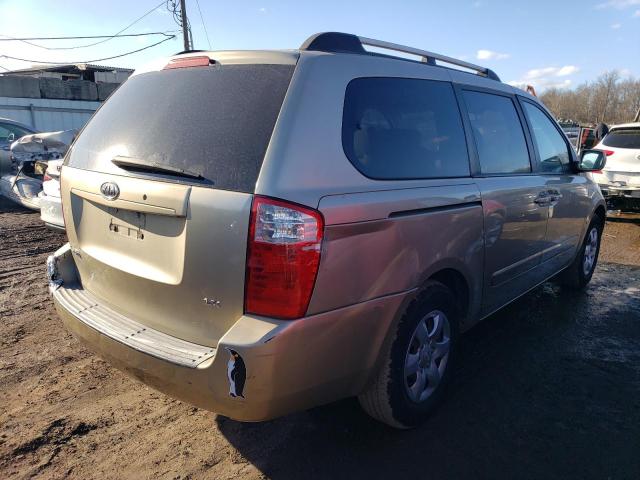 KNDMB233886202493 - 2008 KIA SEDONA EX BEIGE photo 3