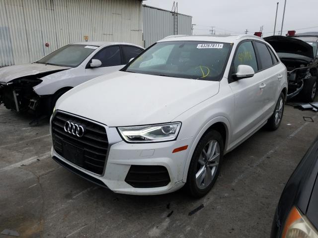 WA1BCCFS9HR012546 - 2017 AUDI Q3 PREMIUM WHITE photo 2