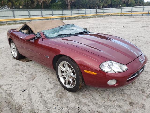 SAJDA42C91NA13920 - 2001 JAGUAR XK8 BURGUNDY photo 4