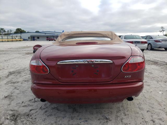 SAJDA42C91NA13920 - 2001 JAGUAR XK8 BURGUNDY photo 6