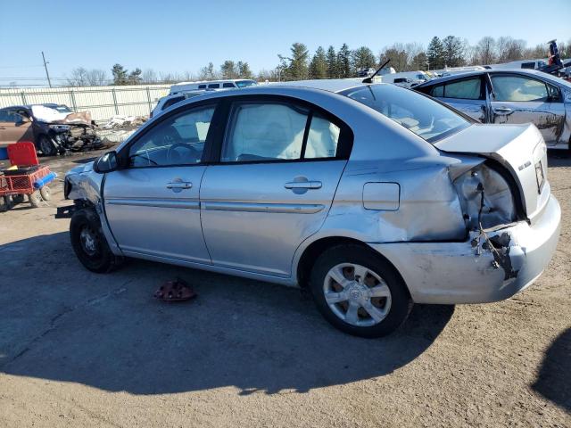 KMHCN46C37U090640 - 2007 HYUNDAI ACCENT GLS SILVER photo 2