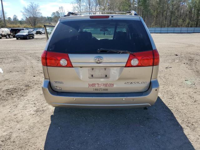 5TDZK22C07S056399 - 2007 TOYOTA SIENNA XLE TAN photo 6