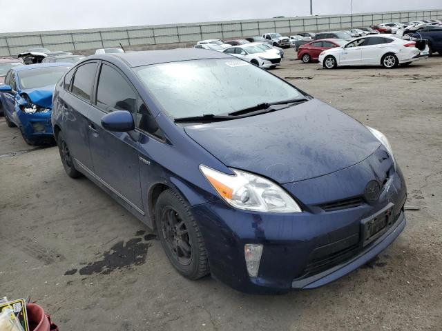 JTDKN3DU1C0336110 - 2012 TOYOTA PRIUS BLUE photo 4