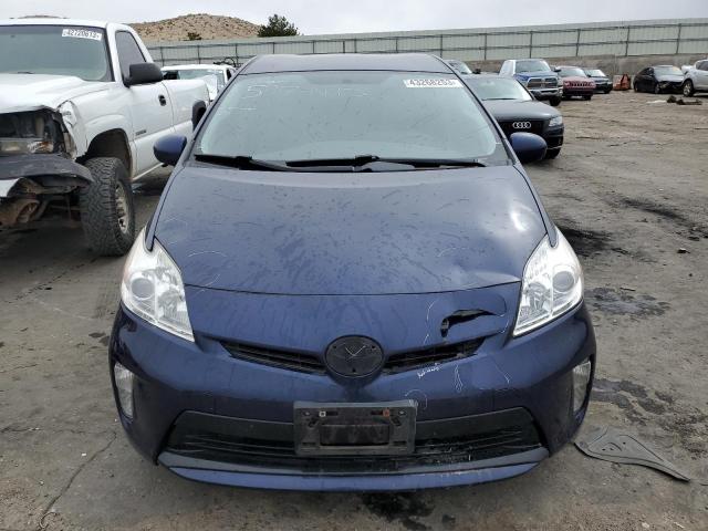 JTDKN3DU1C0336110 - 2012 TOYOTA PRIUS BLUE photo 5