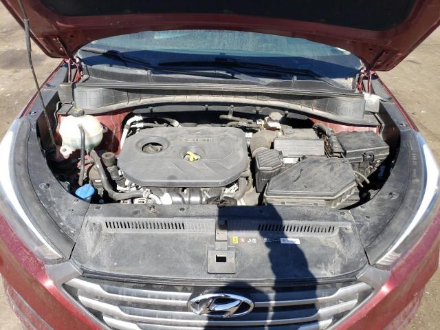 KM8J3CA44HU277457 - 2017 HYUNDAI TUCSON LIMITED MAROON photo 12