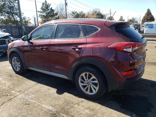 KM8J3CA44HU277457 - 2017 HYUNDAI TUCSON LIMITED MAROON photo 2