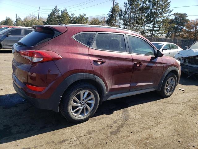 KM8J3CA44HU277457 - 2017 HYUNDAI TUCSON LIMITED MAROON photo 3