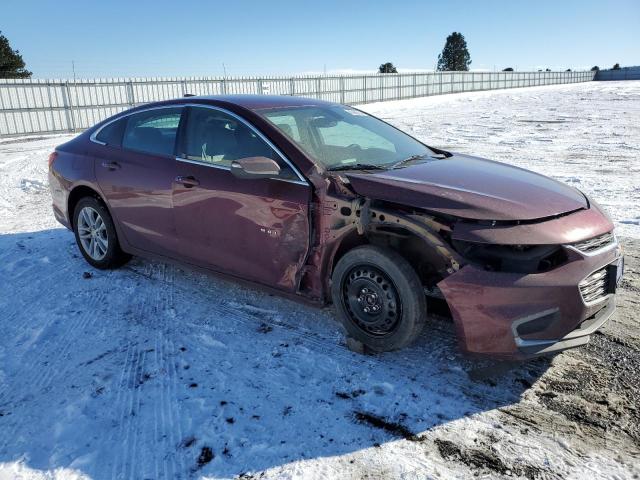 1G1ZE5ST5GF232574 - 2016 CHEVROLET MALIBU LT BURGUNDY photo 4