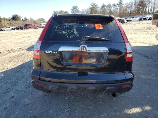 JHLRE48737C049240 - 2007 HONDA CR-V EXL BLACK photo 6