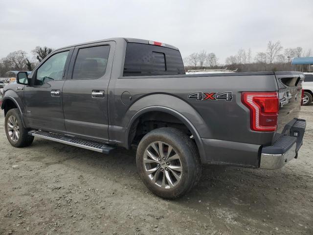 1FTEW1EG9HKC18549 - 2017 FORD F150 SUPERCREW GRAY photo 2