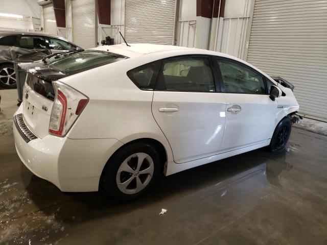 JTDKN3DU6D5634592 - 2013 TOYOTA PRIUS WHITE photo 3