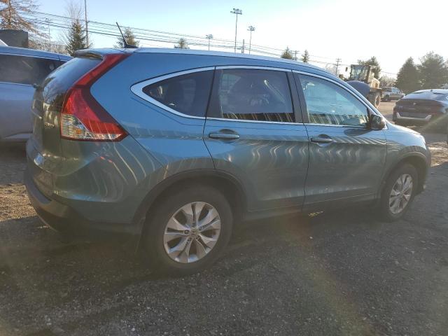 2HKRM4H76EH712026 - 2014 HONDA CR-V EXL BLUE photo 3