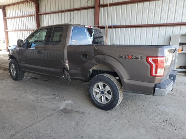 1FTEX1EP3FKE74406 - 2015 FORD F-150 SUPER CAB GRAY photo 2