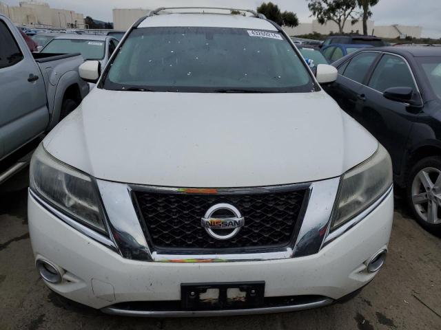 5N1AR2MM1EC609604 - 2014 NISSAN PATHFINDER S WHITE photo 5