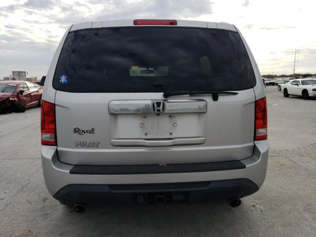 5FNYF3H55EB016089 - 2014 HONDA PILOT EXL SILVER photo 6