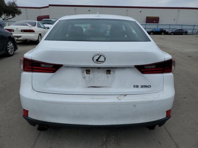 JTHBF1D27E5025169 - 2014 LEXUS IS 250 WHITE photo 6