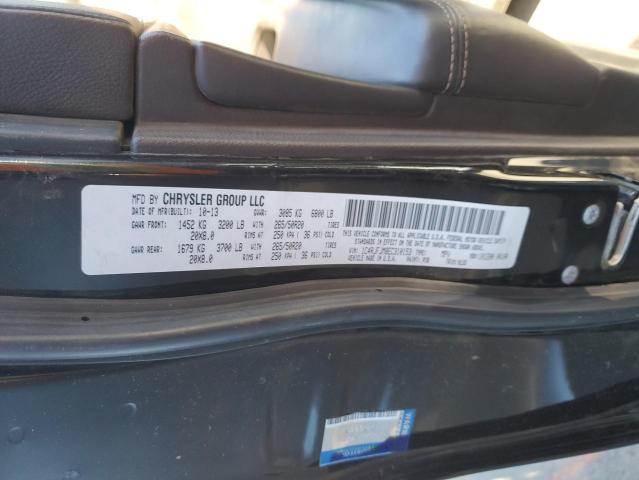 1C4RJFJM8EC310153 - 2014 JEEP GRAND CHER SUMMIT შავი ფოტო 13