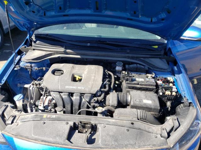 KMHD74LF9HU368598 - 2017 HYUNDAI ELANTRA SE BLUE photo 12