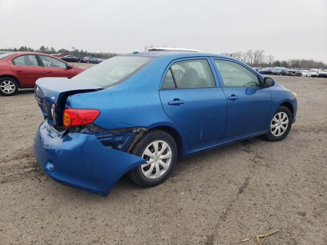 2T1BU40EX9C133786 - 2009 TOYOTA COROLLA BASE BLUE photo 3