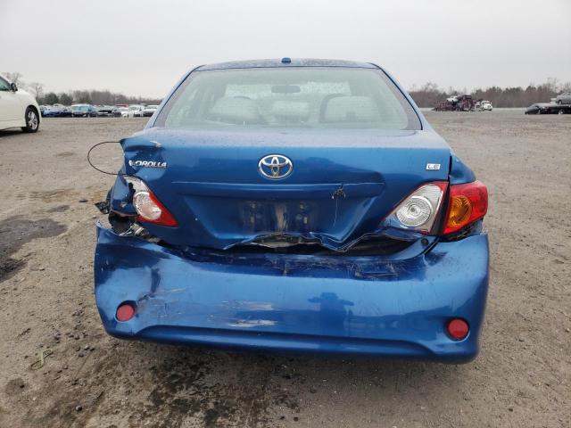 2T1BU40EX9C133786 - 2009 TOYOTA COROLLA BASE BLUE photo 6